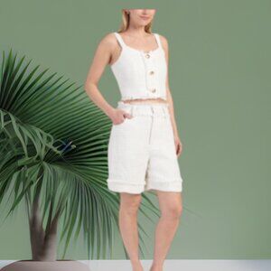 Walter Baker Set Trouser Ashton Shorts and top Lotus Tweed NWT Sz M
